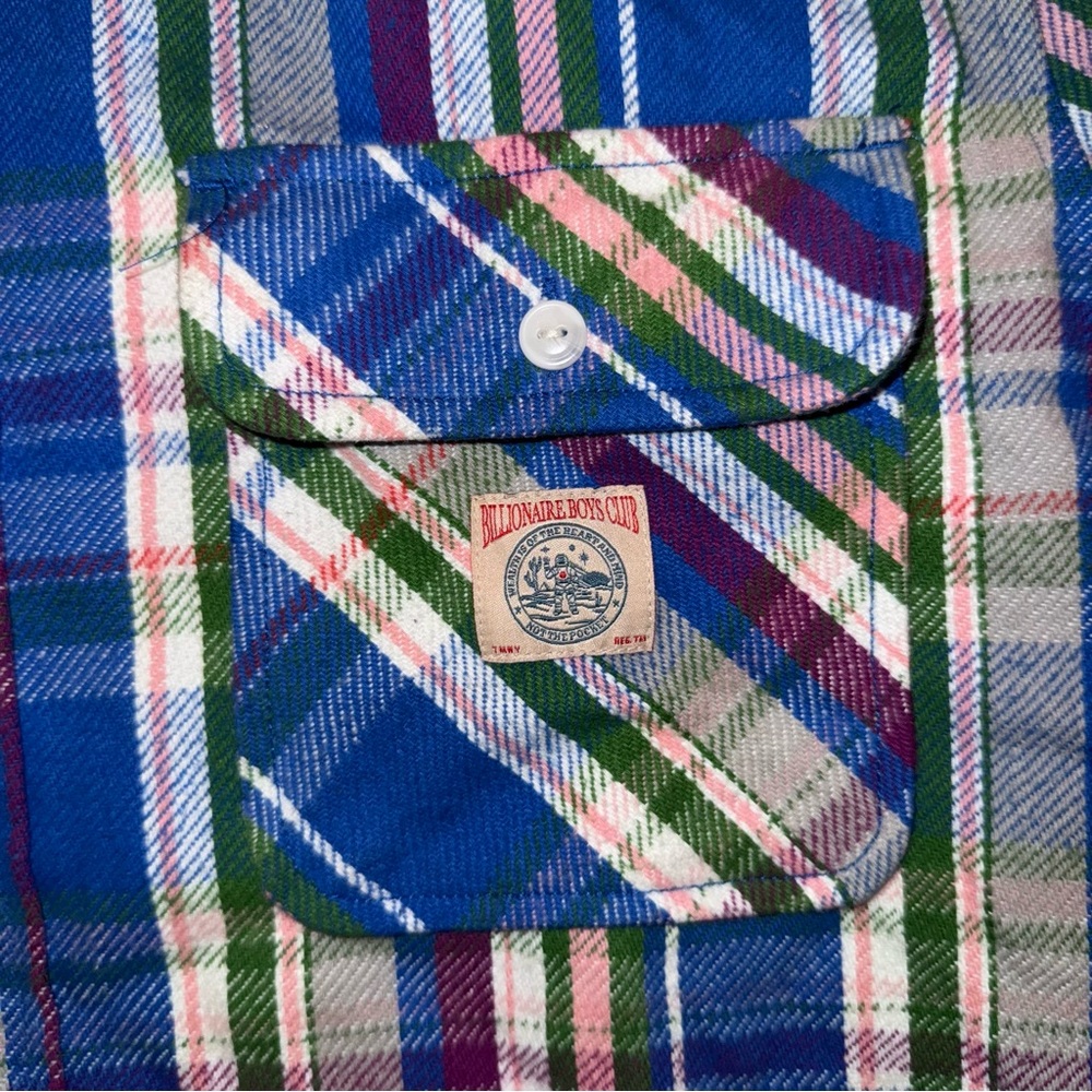 Billionaire Boys Club Shibuya Long Sleeve Woven Turkish Sea Men’s Medium Defect - Picture 5 of 10